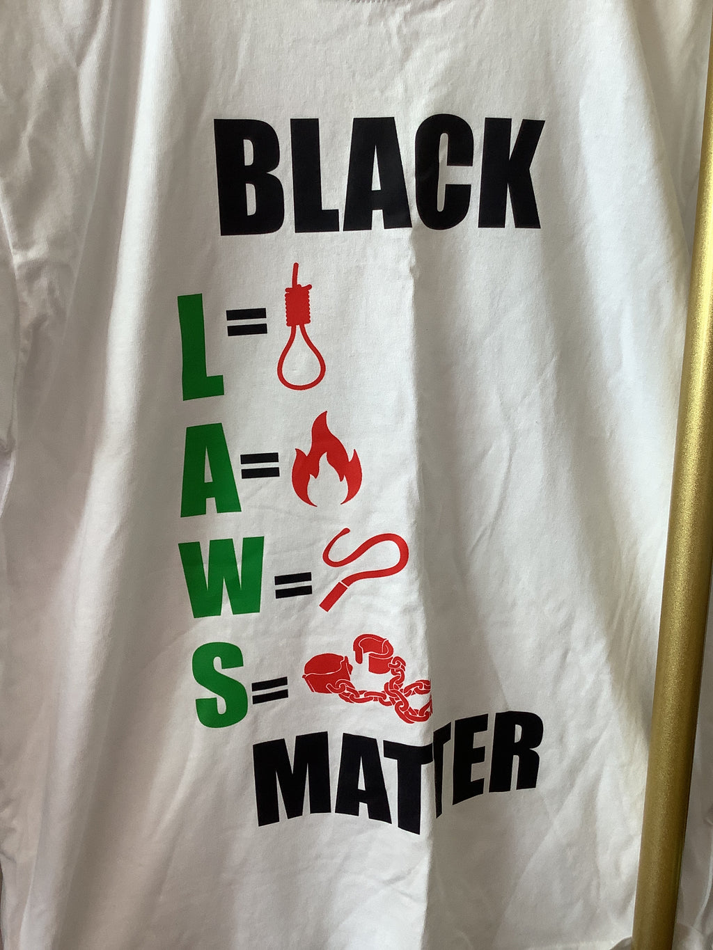 Black Laws Matter tee